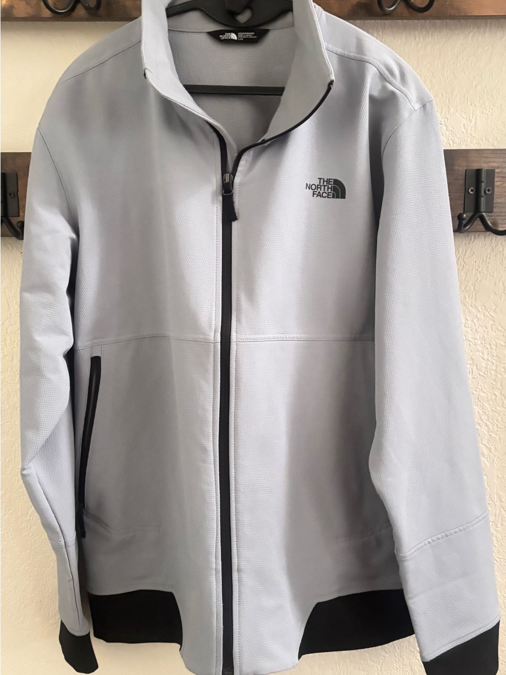 The North Face Men’s Light Gray Performance Full-Zip Jacket